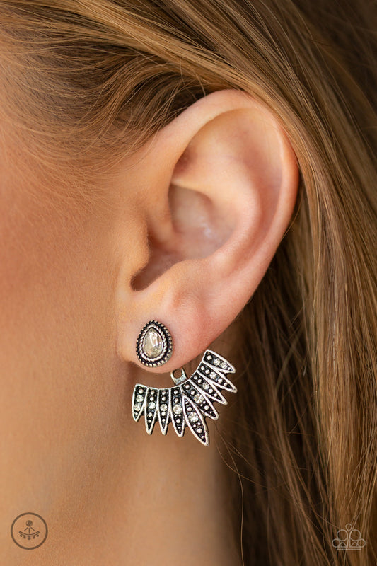 Wing Fling - White - Paparazzi Accessories