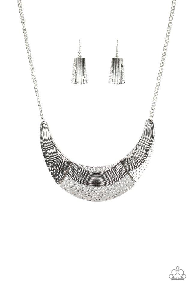 Utterly Untamable - Silver - Paparazzi Accessories