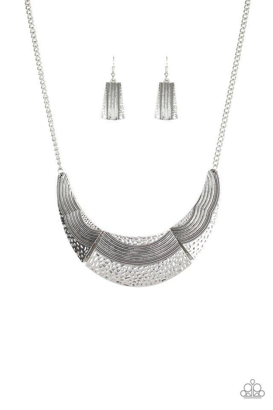 Utterly Untamable - Silver - Paparazzi Accessories