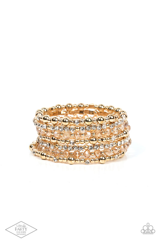 ICE Knowing You - Gold - Paparazzi Accessories
