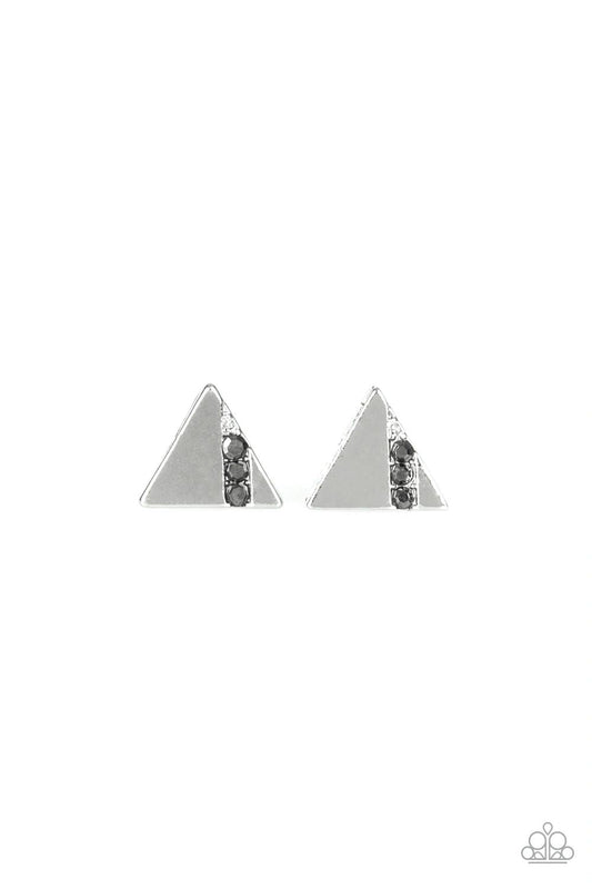 Pyramid Paradise - Silver - Paparazzi Accessories