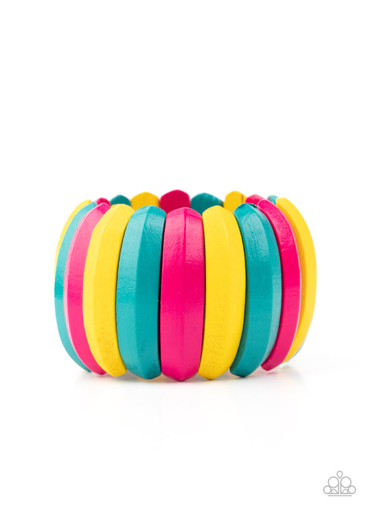 Colorfully Congo - Multi - Paparazzi Accessories