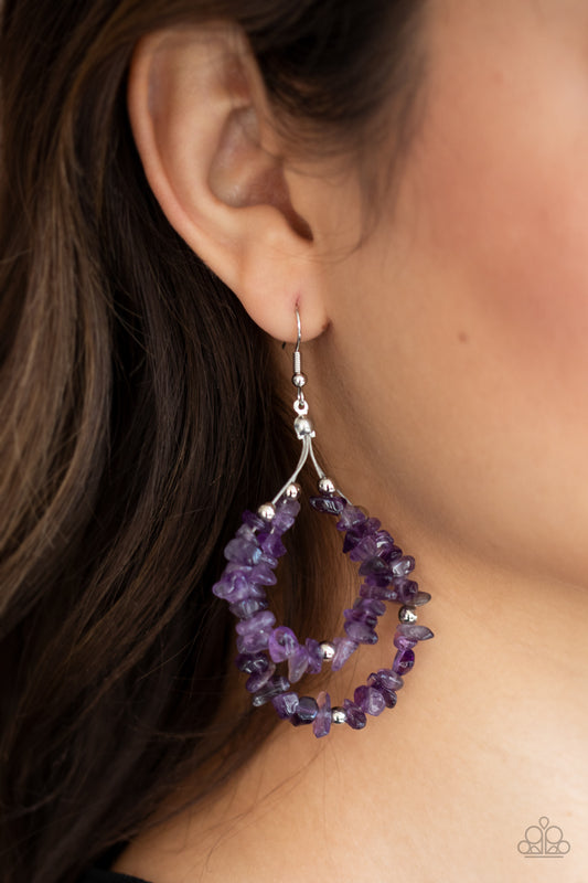 Canyon Rock Art - Purple - Paparazzi Accessories