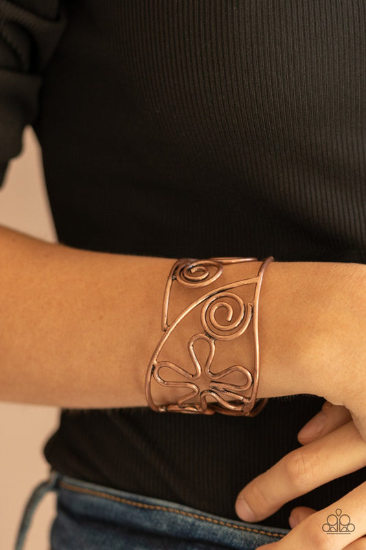Groovy Sensations - Copper - Paparazzi Accessories