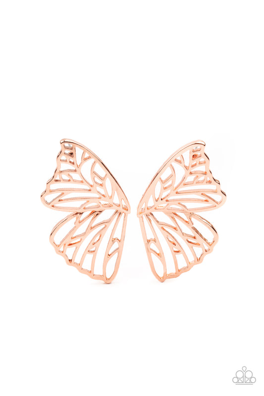 Butterfly Frills - Copper - Paparazzi Accessories