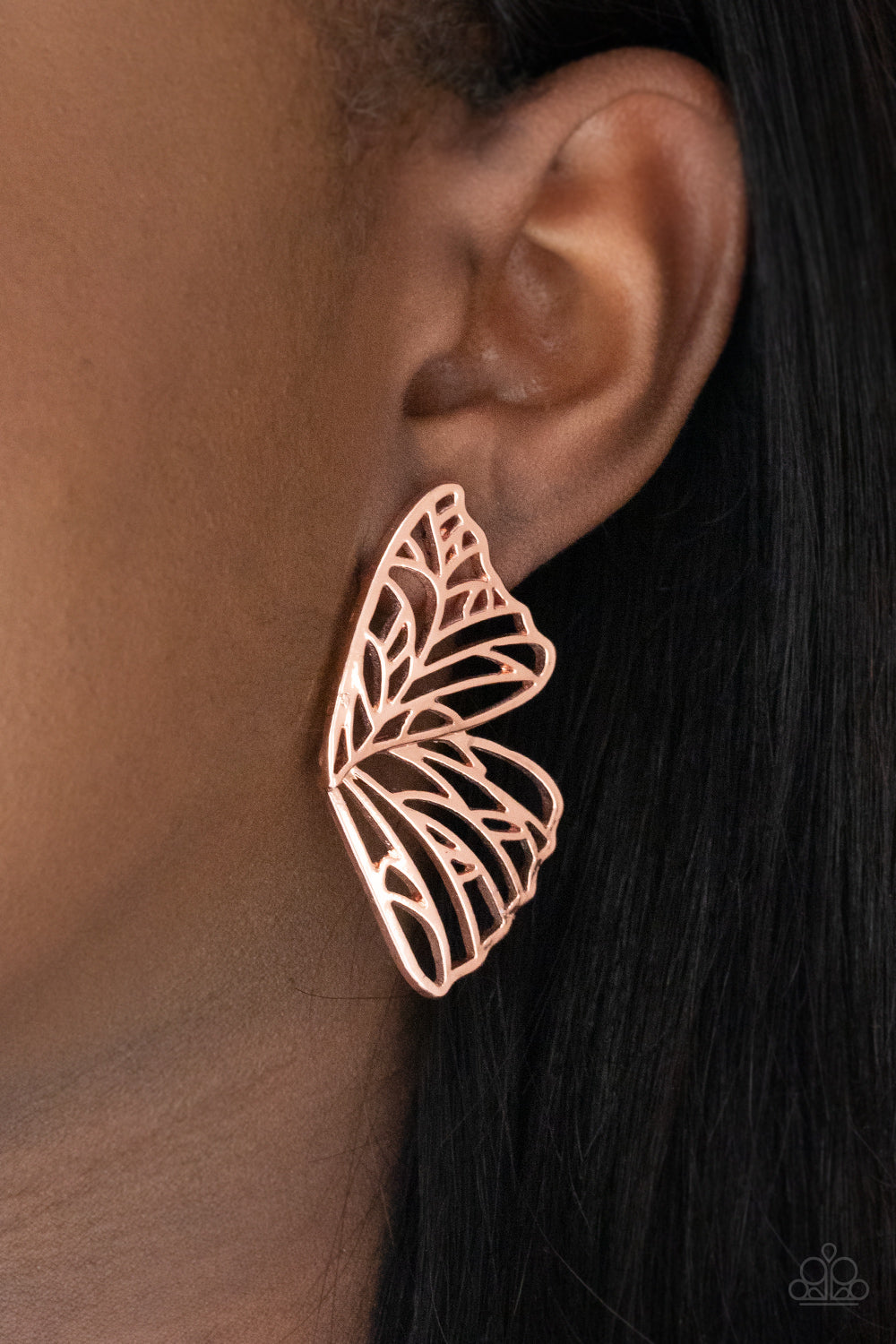 Butterfly Frills - Copper - Paparazzi Accessories