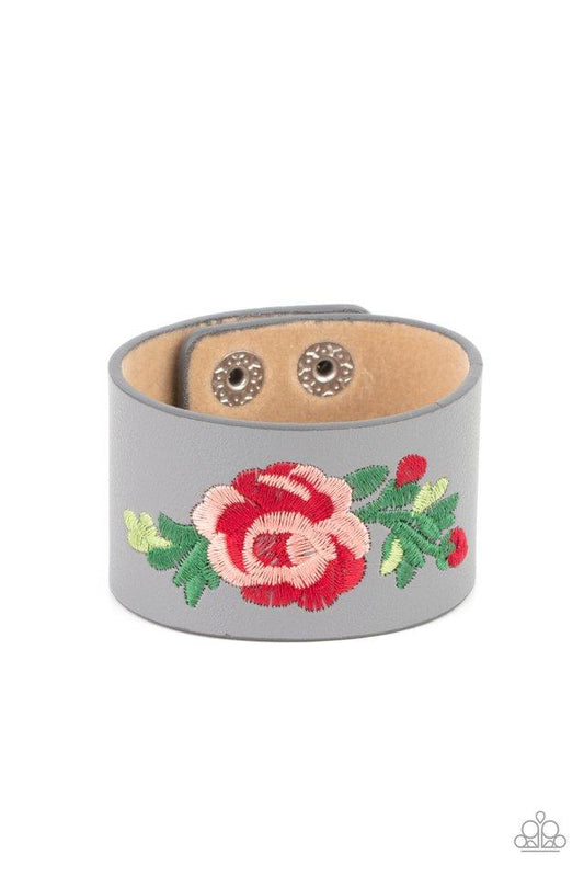 Rebel Rose - Silver - Paparazzi Accessories