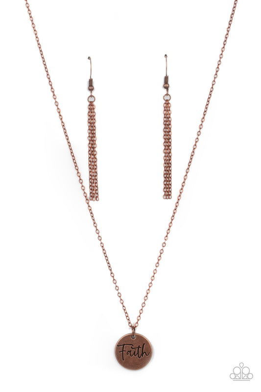 Choose Faith - Copper - Paparazzi Accessories