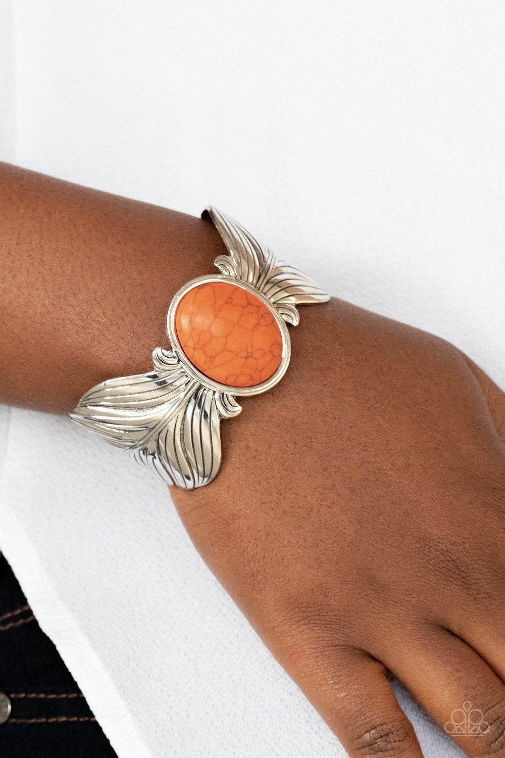 Born to Soar - Orange - Paparazzi Accessories