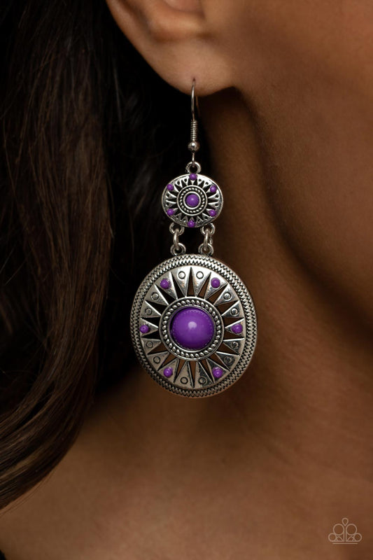 Temple of The Sun - Purple - Paparazzi Accessories