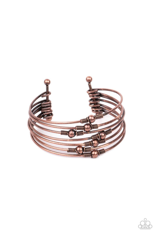 Industrial Intricacies - Copper - Paparazzi Accessories