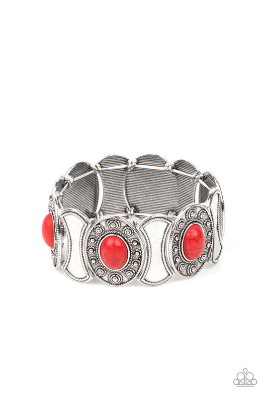 Desert Relic - Red - Paparazzi Accessories