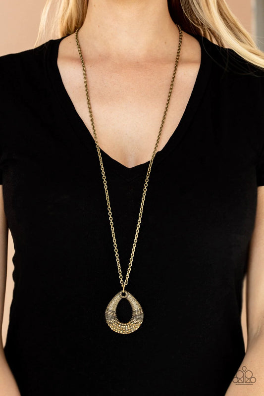 Glitz and Grind - Brass - Paparazzi Accessories