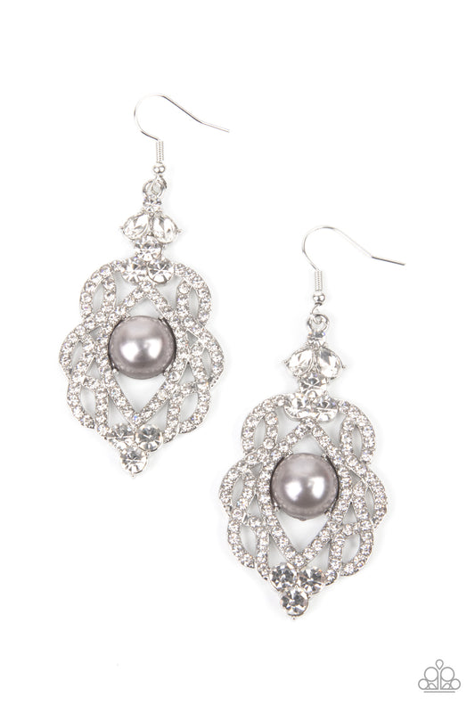 Rhinestone Renaissance - Silver - Paparazzi Accessories