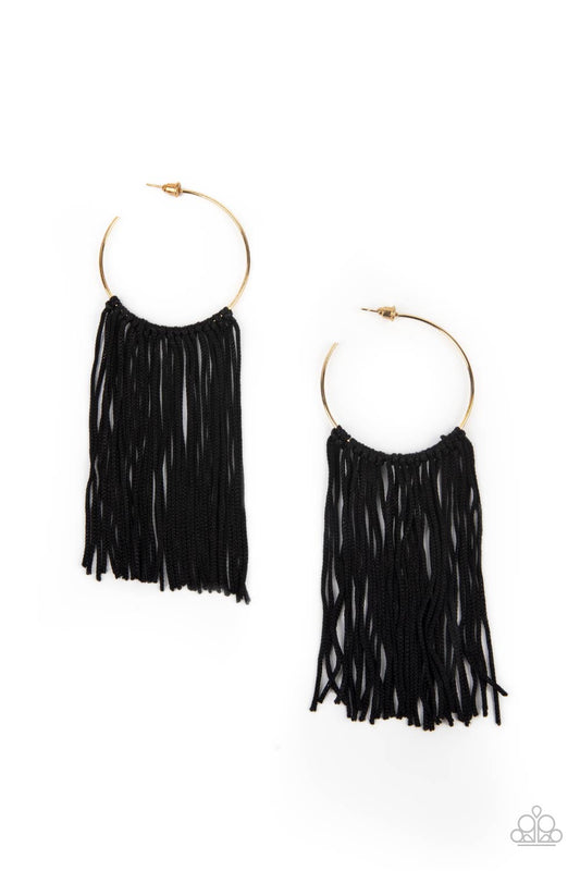 Flauntable Fringe - Gold - Paparazzi Accessories