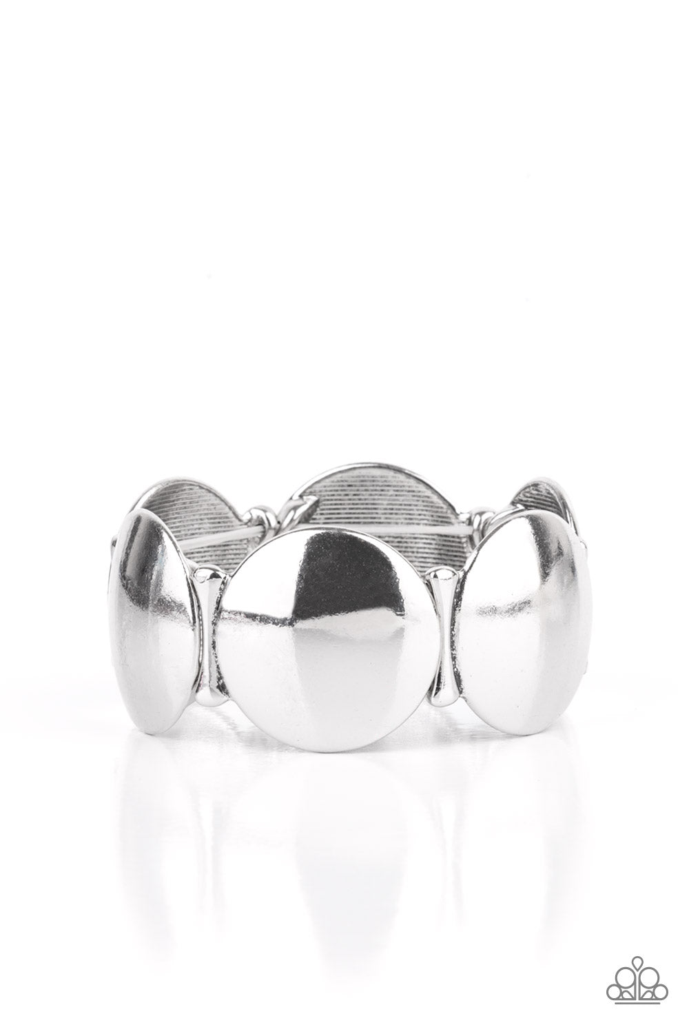 Going, Going, GONG! - Silver - Paparazzi Accessories