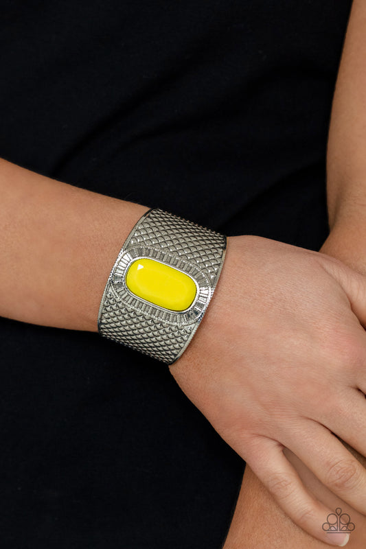 Poshly Pharaoh - Yellow - Paparazzi Accessories