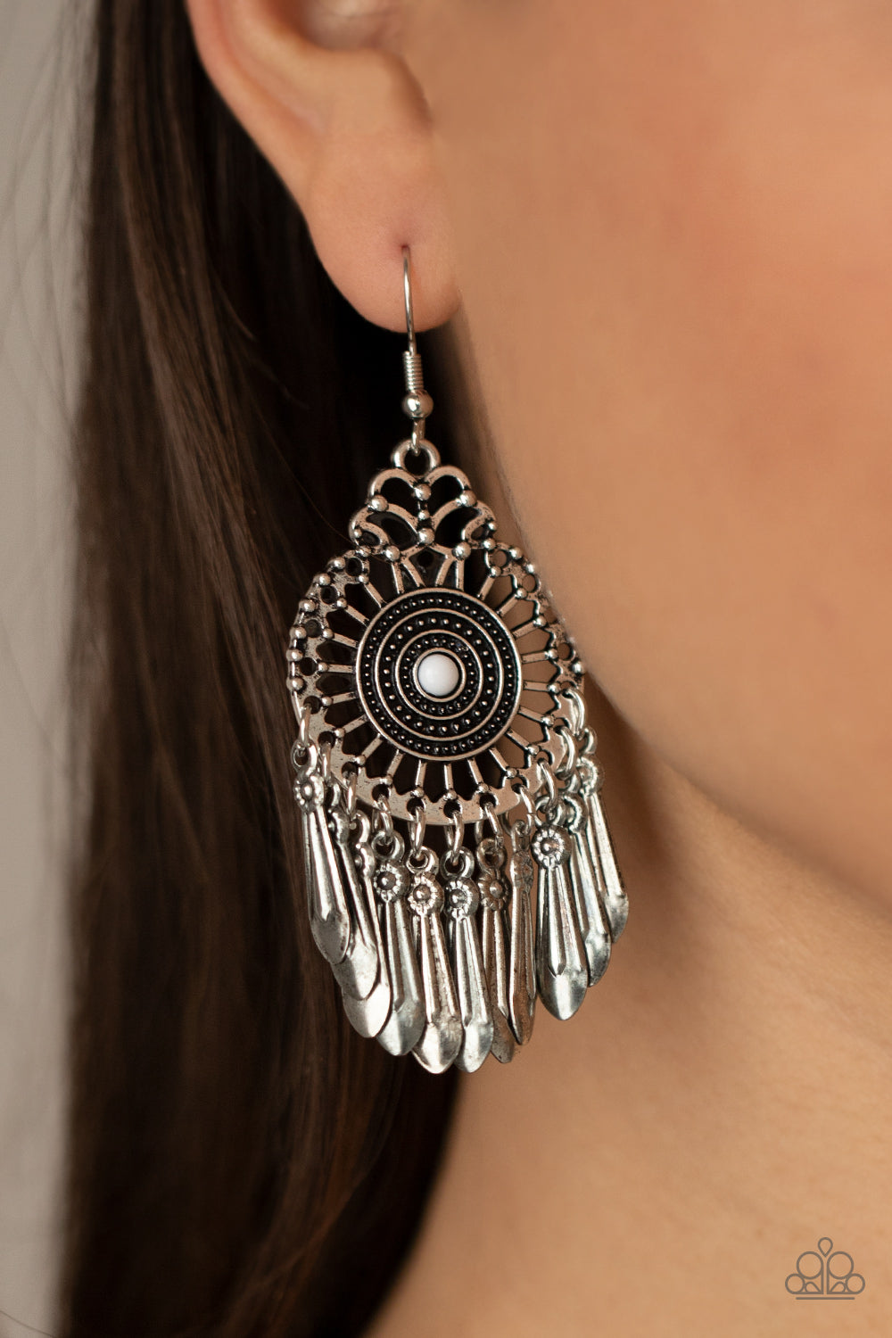 Dream a Little DREAMCATCHER - White - Paparazzi Accessories