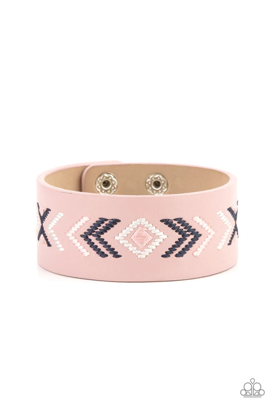 Cliff Glyphs - Pink - Paparazzi Accessories