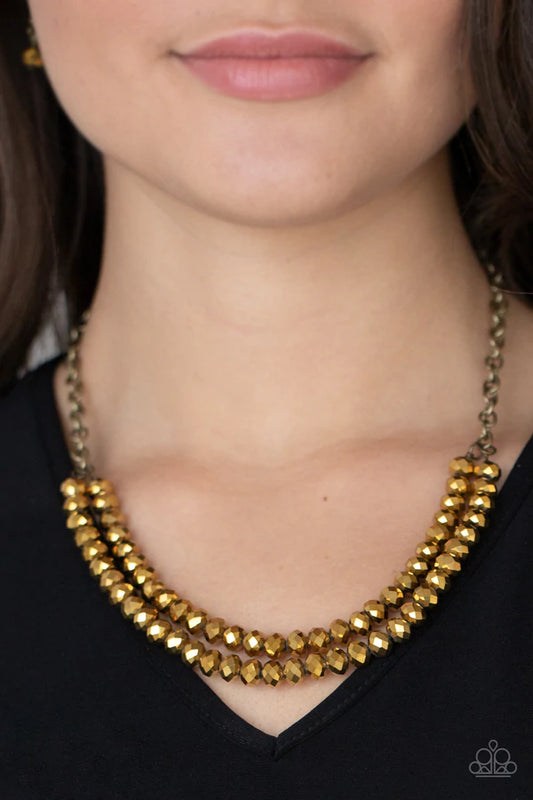 May The FIERCE Be With You - Brass - Paparazzi Accessories