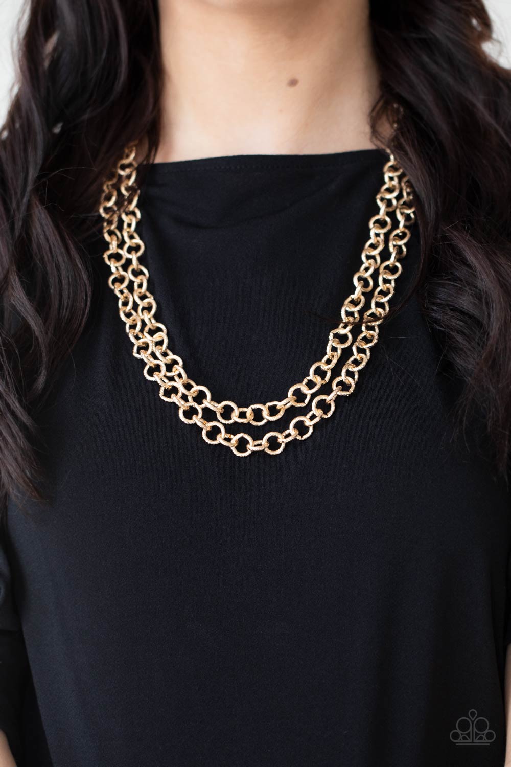 Grunge Goals - Gold - Paparazzi Accessories