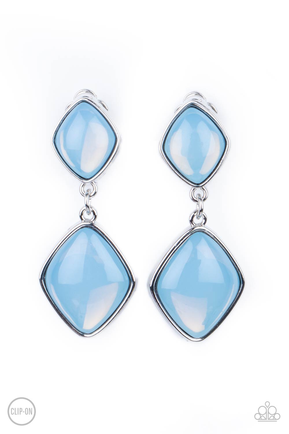 Double Dipping Diamonds - Blue - Paparazzi Accessories