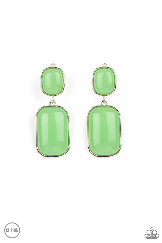 Meet Me At The Plaza - Green - Paparazzi Accessories