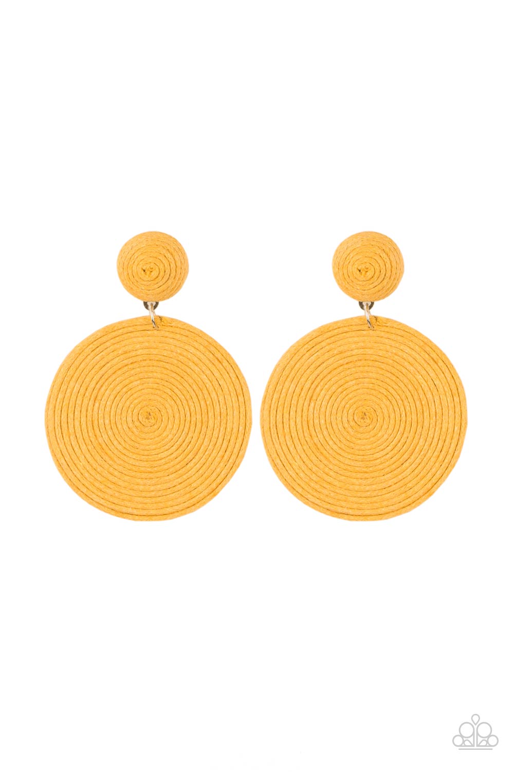 Circulate The Room - Yellow - Paparazzi Accessories