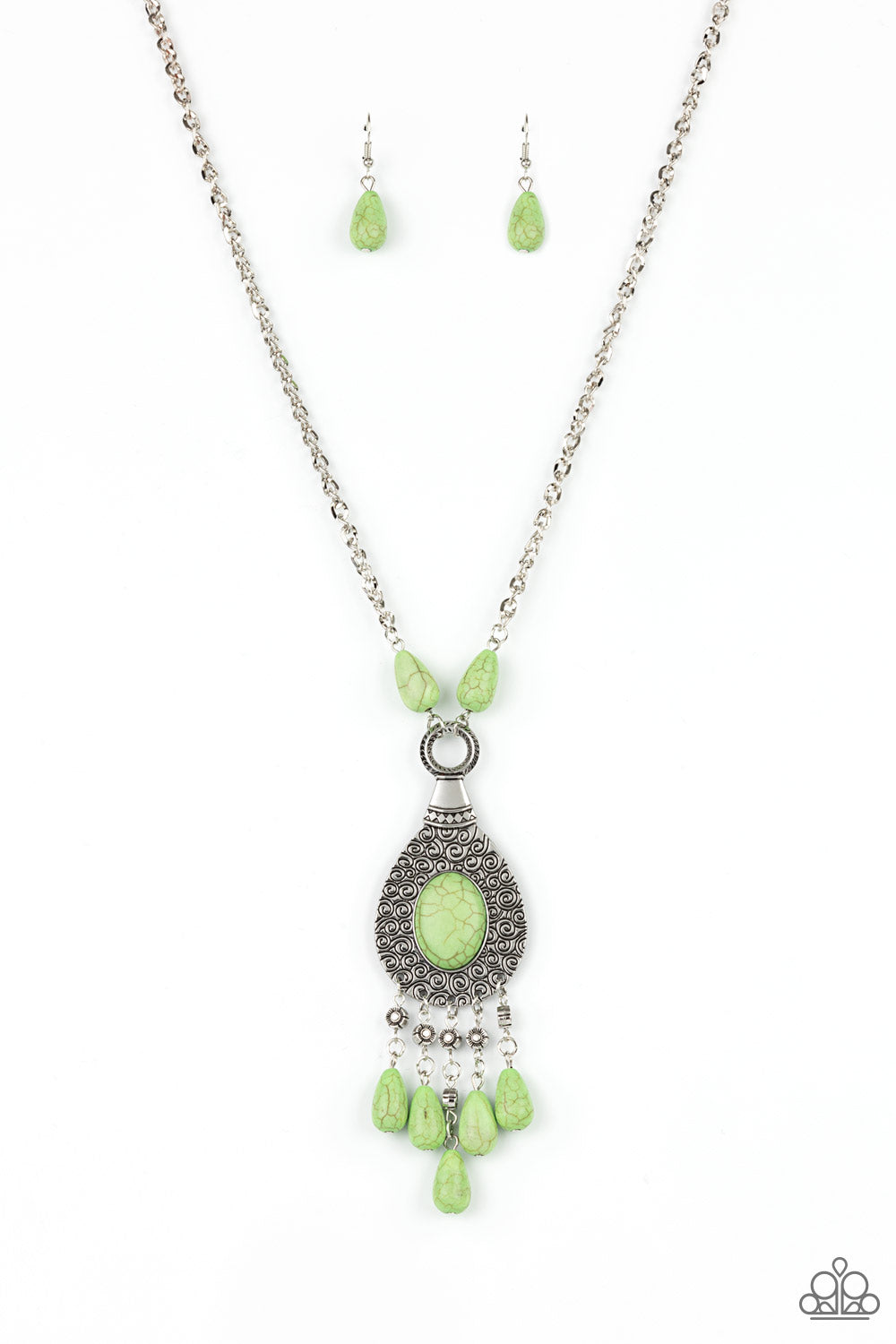 Cowgirl Couture - Green - Paparazzi Accessories