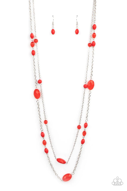 Day Trip Delights - Red - Paparazzi Accessories