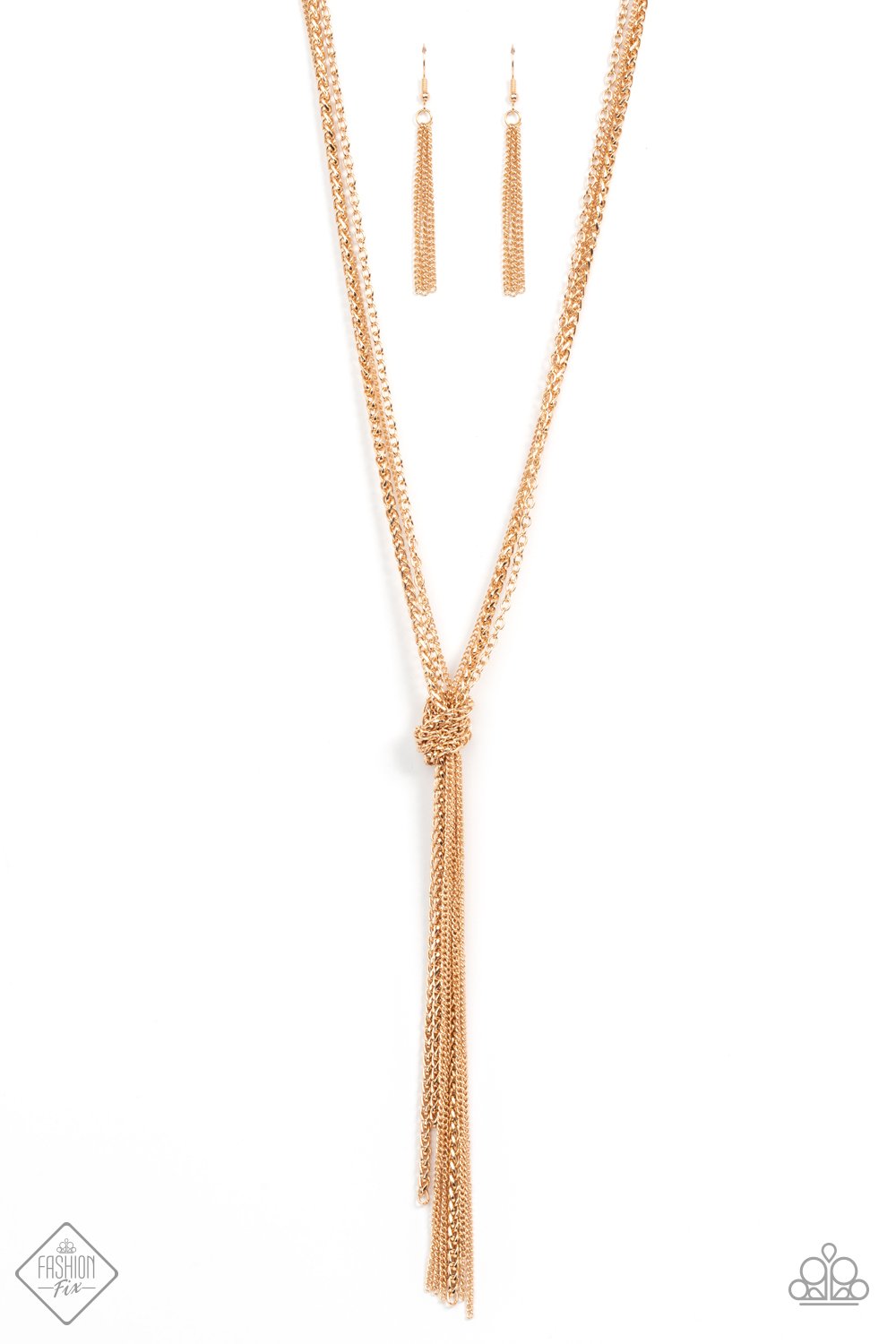 KNOT All There - Gold - Paparazzi Accessories