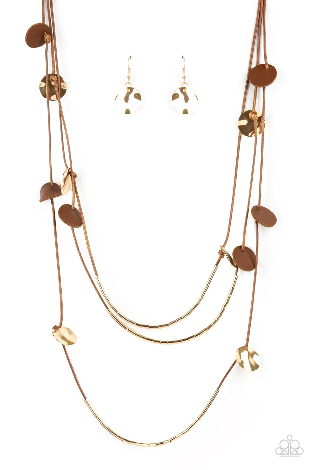 Alluring Luxe - Brown - Paparazzi Accessories