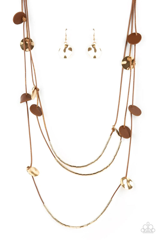 Alluring Luxe - Brown - Paparazzi Accessories