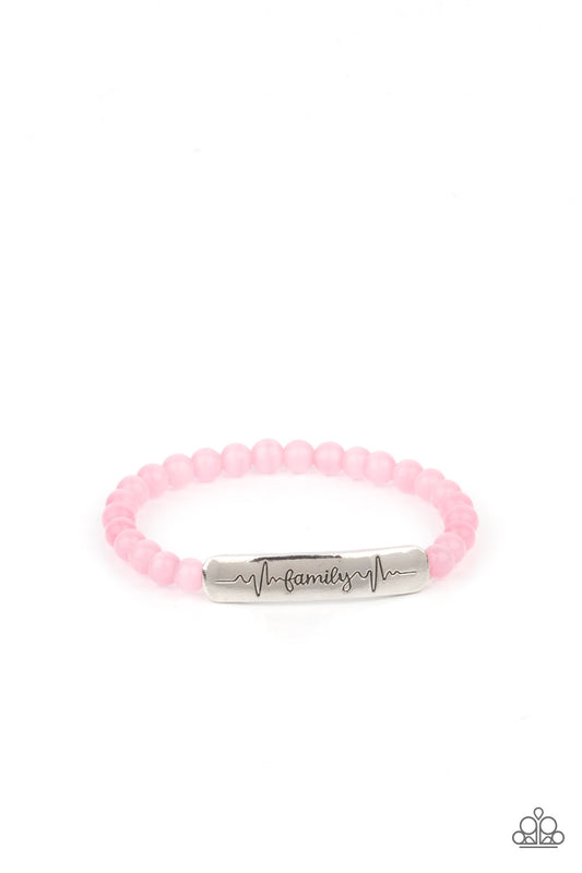 Family is Forever - Pink - Paparazzi Accessories