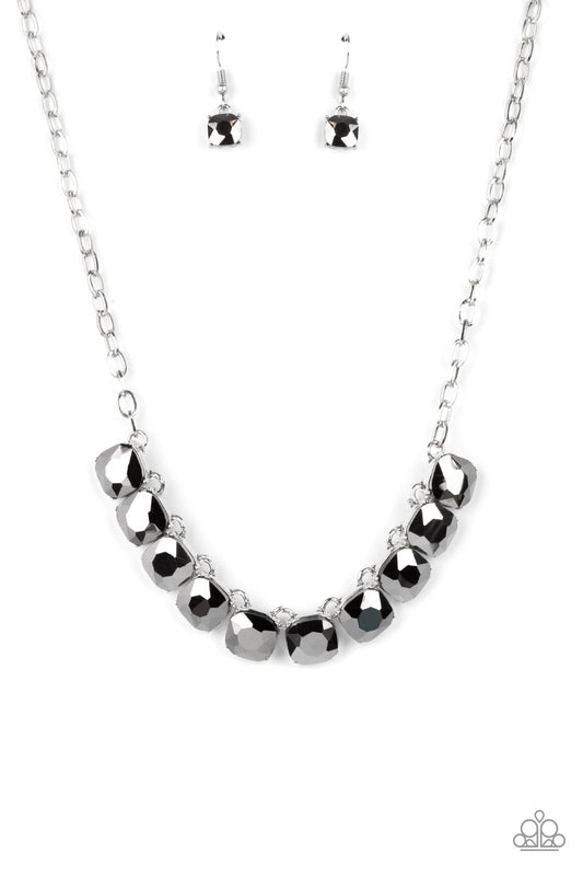 Radiance Squared - Silver - Paparazzi Accessories