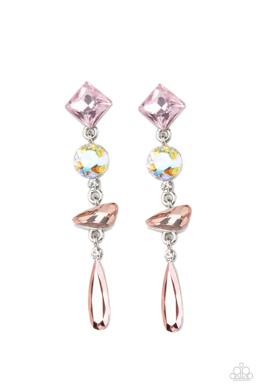 Rock Candy Elegance - Pink - Paparazzi Accessories