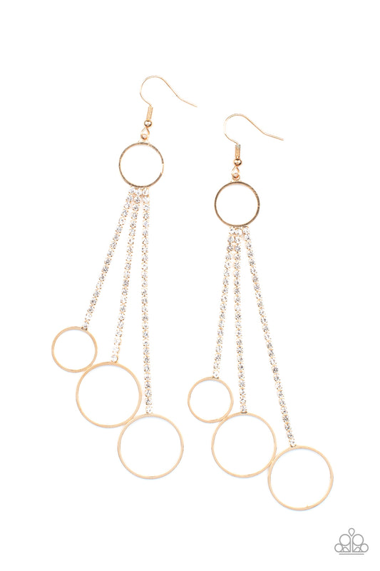 Demurely Dazzling - Gold - Paparazzi Accessories