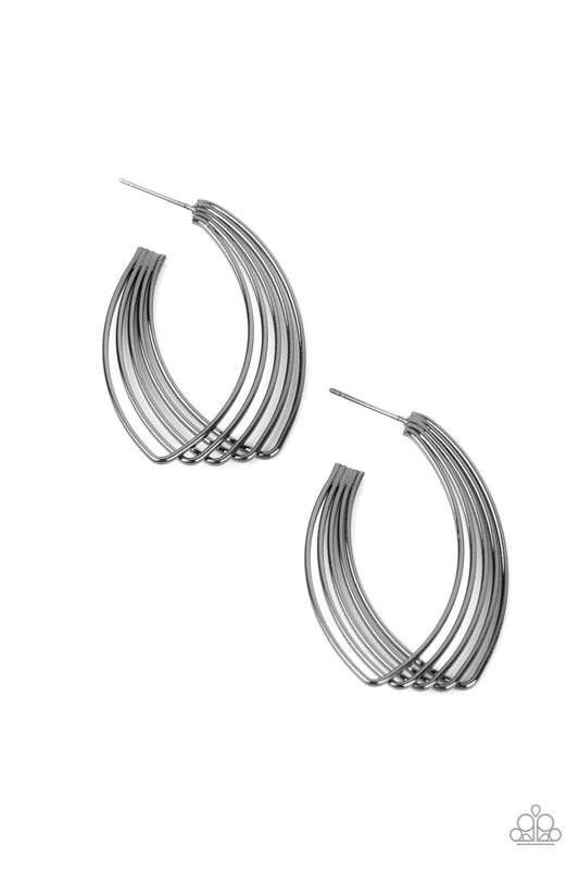 Industrial Illusion - Black - Paparazzi Accessories