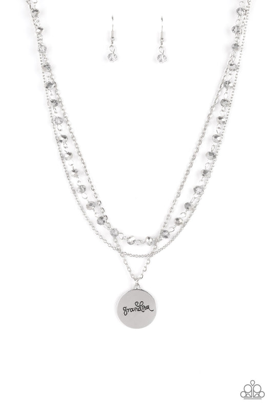 Promoted to Grandma - Silver - Paparazzi Accessories