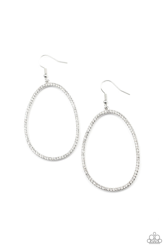 OVAL-ruled! - White - Paparazzi Accessories