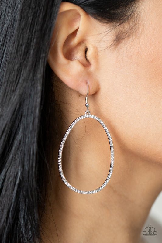 OVAL-ruled! - White - Paparazzi Accessories
