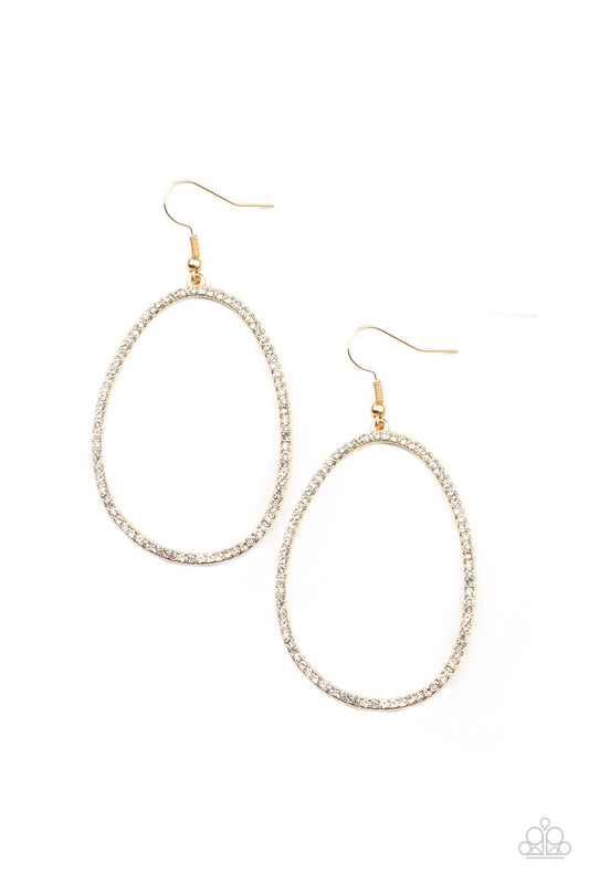 OVAL-ruled! - Gold - Paparazzi Accessories