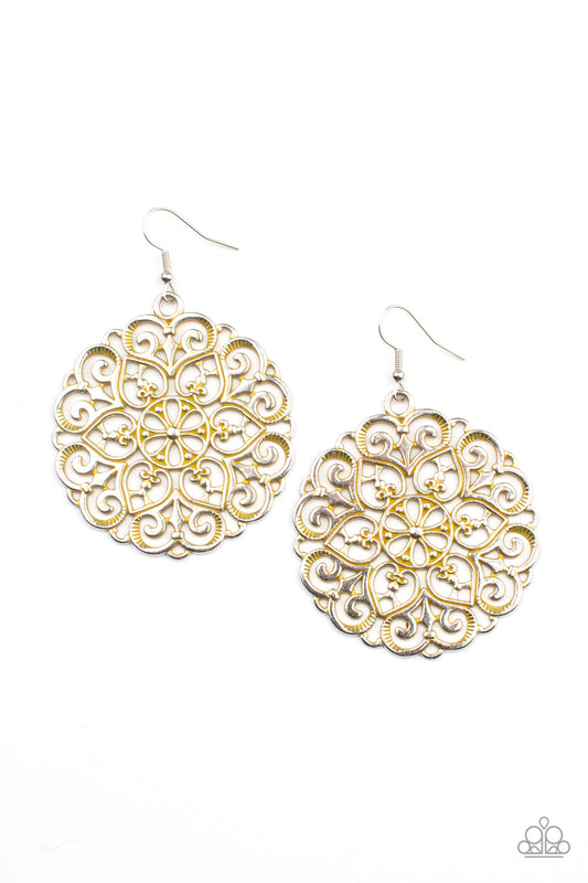 MANDALA Effect - Yellow - Paparazzi Accessories