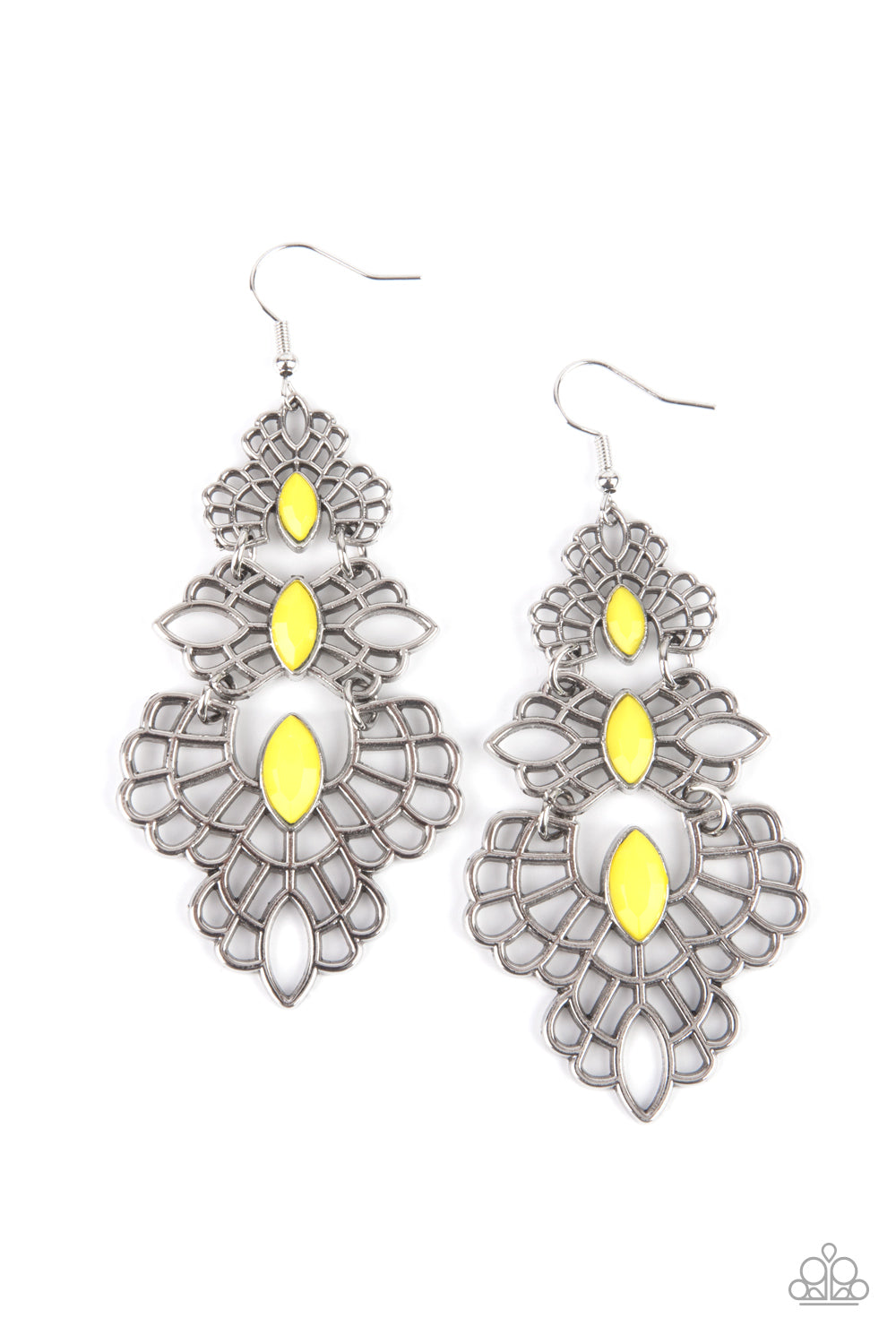 Flamboyant Frills - Yellow - Paparazzi Accessories