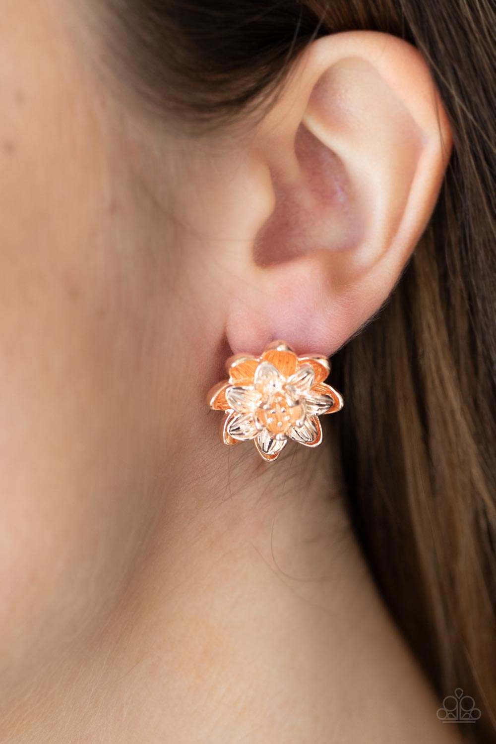 Water Lily Love - Rose Gold - Paparazzi Accessories