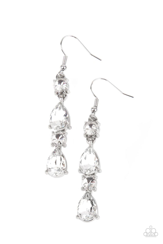 Raise Your Glass to Glamorous - White - Paparazzi Accessories