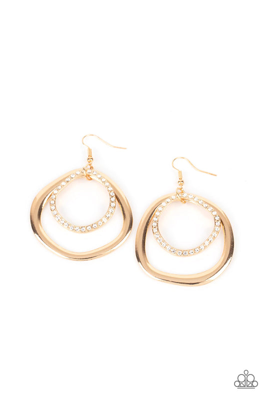 Spinning With Sass - Gold - Paparazzi Accessories
