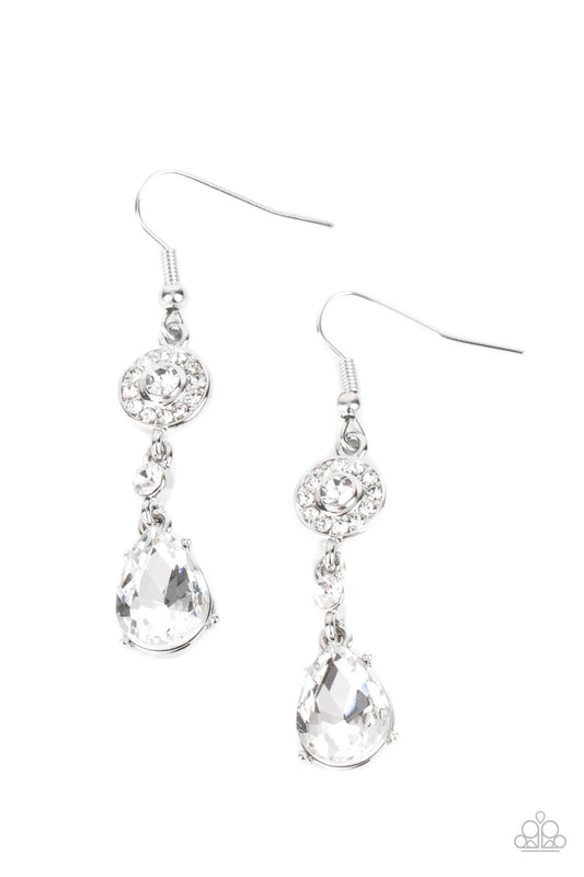 Graceful Glimmer - White - Paparazzi Accessories