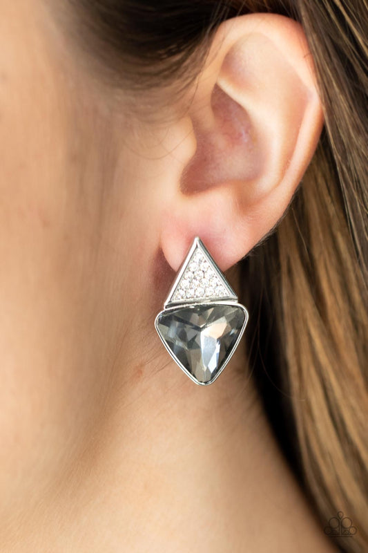Risky Razzle - Silver - Paparazzi Accessories