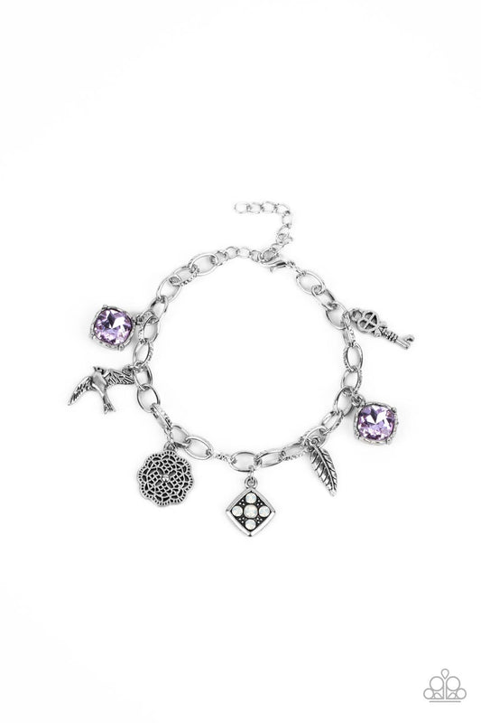 Fancifully Flighty - Purple - Paparazzi Accessories